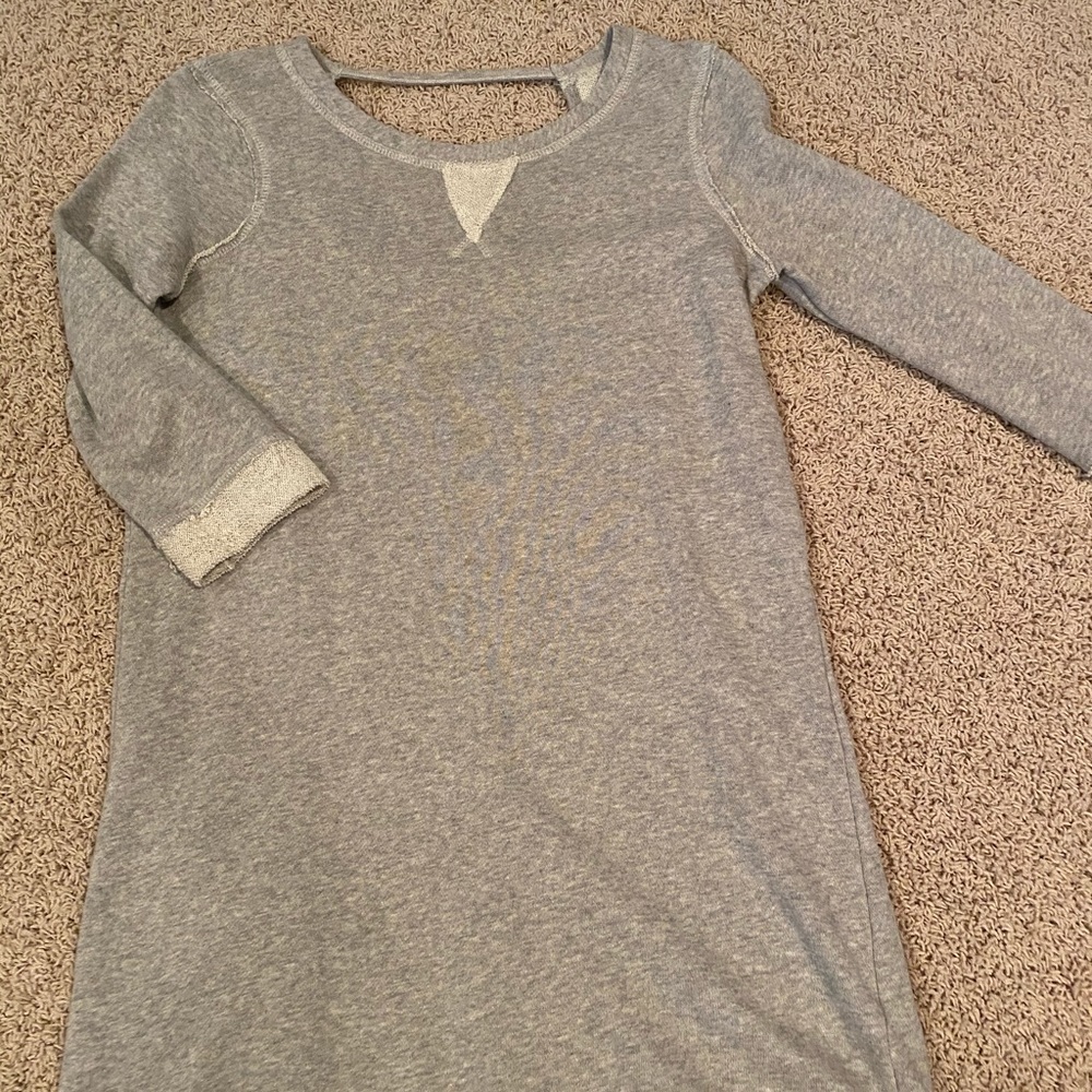 JACK Grey light sweatshirt dress sz M